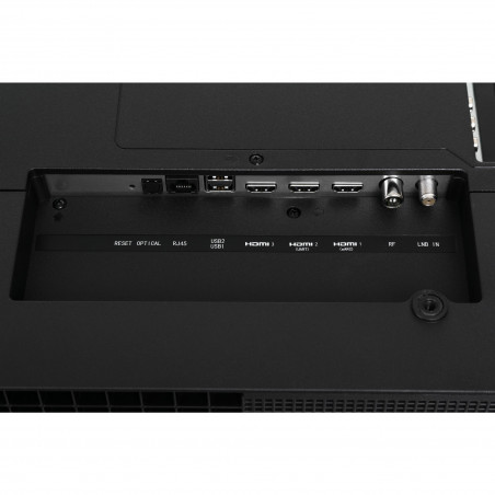Телевизор RCA RK50UN1, 50'', 125 см, 3840x2160 UHD 4K, Клас F, Smart TV, HDR10, DLED, Wi-Fi, Bluetooth, Roku OS, Черен