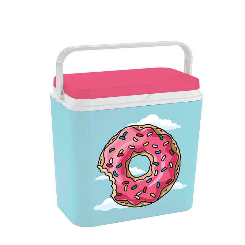 Хладилна кутия ATLANTIC Donut, 30 литра, Пасивна, Охлаждане, Без BPA, Многоцветен