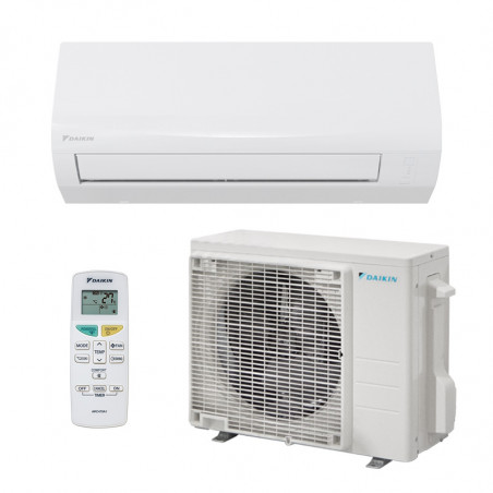 Инверторен климатик Daikin Sensira FTXF71F + RXF71D, 24000 BTU, 51 м2, A, R-32, Бял
