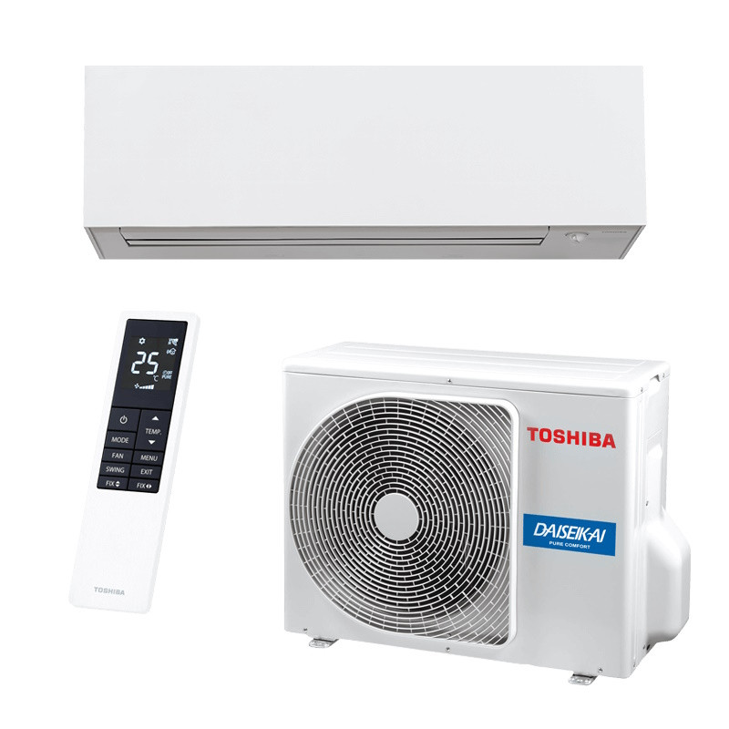 Инверторен климатик Toshiba Super Daiseikai 10 WHITE RAS-B10S4KVPG-E / RAS-10S4AVPG-E, 10000 BTU, 20 м2, Wi-Fi, R-32, Бял