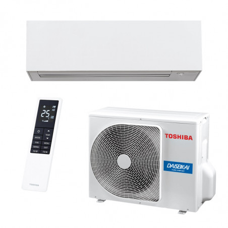 Инверторен климатик Toshiba Super Daiseikai 10 WHITE RAS-B10S4KVPG-E / RAS-10S4AVPG-E, 10000 BTU, 20 м2, Wi-Fi, R-32, Бял
