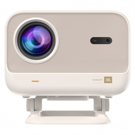Видео проектор Yaber L2s Plus, 1080P Full HD, 40-150", Wi-Fi, Bluetooth, 2x8W, 460 ISO Lumens, Авто фокус, Бежов