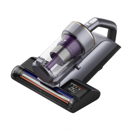 Прахосмукачка против акари Jimmy BX8 Pro, 600W, 0.5 л, 17 kPa, Pro-Brushroll, Стерилизация чрез нагряване 65C, Ултразвук, UV, Отрицателни йони, 6 степенна филтрация, Сив/Лилав