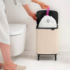 Кош за боклук Brabantia Bo Small Hi 1010462, 12 л, Плавно и безшумно отваряне, Противоплъзгаща основа, Бежов