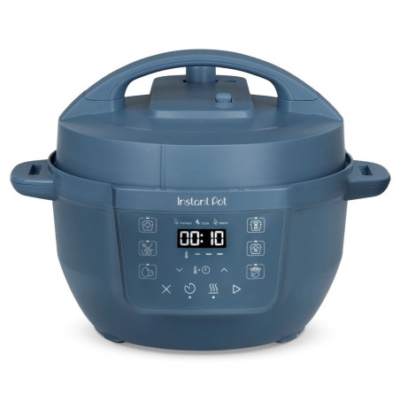 Мултикукър Instant Pot Classic Mini 140800701, 800W, 3.8 л, 7 програми, Favorite бутони, LCD дисплей, Неръждаема стомана, Син