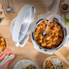Мултикукър Instant Pot Classic Mini 140800801, 800W, 3.8 л, 7 програми, Favorite бутони, LCD дисплей, Неръждаема стомана, Бял