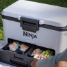 Хладилна кутия Ninja FrostVault FB151EUWH, 47 л, Пасивна, 80 кена, Поддържа лед до 6 дни, Сухо отделение, Бял