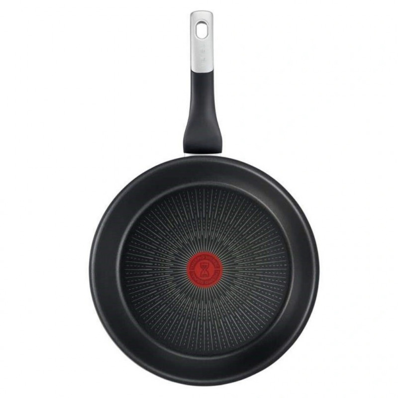 Втора ръка: Тиган Tefal G2550572, 26 см, Thermo-Spot, Незалепващо титаниево покритие X6, Индукция, Черен