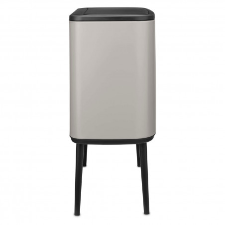 Кош за боклук Brabantia Bo Touch 1010451, 36 л, Плавно и безшумно отваряне, Голям отвор, Светлосив