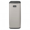 Кош за боклук Brabantia Bo Touch 1010455, 60 л, Плавно и безшумно отваряне, Голям отвор, Светлосив