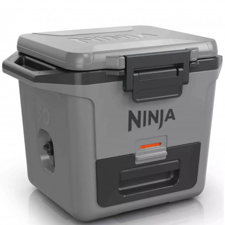 Хладилна кутия Ninja FrostVault FB131EUGY, 28 л, Пасивна, 48 кена, Поддържа лед до 5 дни, Сухо отделение, Сив