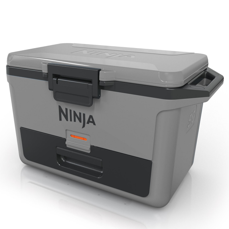 Хладилна кутия Ninja FrostVault FB151EUGY, 47 л, Пасивна, 80 кена, Поддържа лед до 6 дни, Сухо отделение, Сив