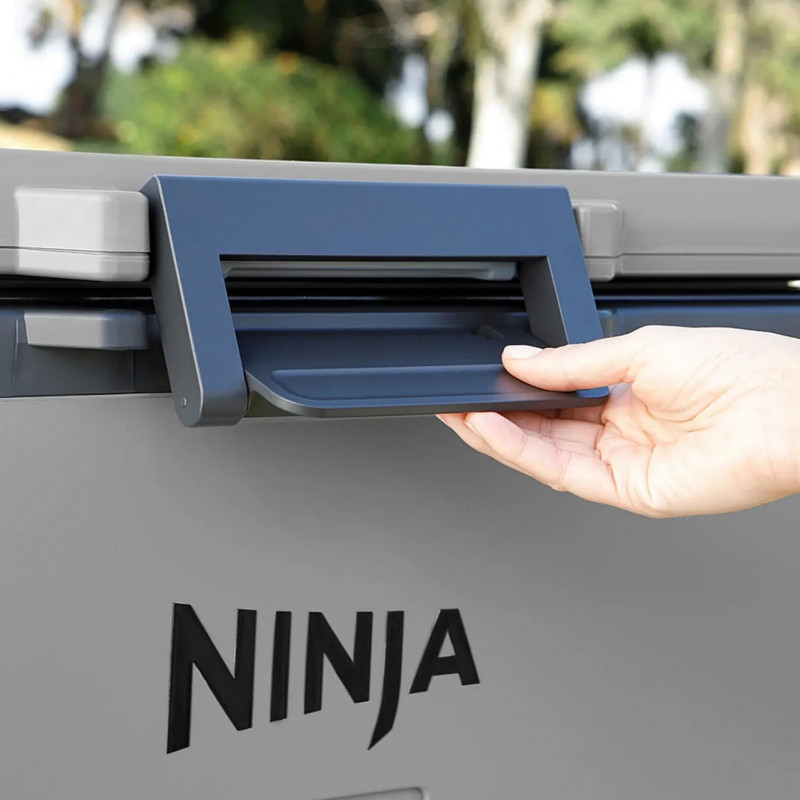 Хладилна кутия Ninja FrostVault FB151EUGY, 47 л, Пасивна, 80 кена, Поддържа лед до 6 дни, Сухо отделение, Сив