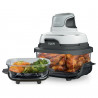 Фритюрник с горещ въздух 4в1 Ninja CRISPi FN102EU, 1700W, 3.8 + 1.4 л, 70-185°C, TempWare, Керамични плочи, Без PFAS, Преносим дизайн, Бял
