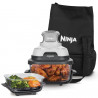 Фритюрник с горещ въздух 4в1 Ninja CRISPi FN102EU, 1700W, 3.8 + 1.4 л, 70-185°C, TempWare, Керамични плочи, Без PFAS, Преносим дизайн, Бял