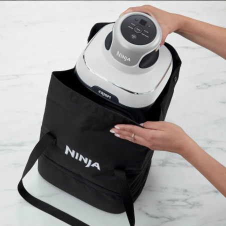 Фритюрник с горещ въздух 4в1 Ninja CRISPi FN102EU, 1700W, 3.8 + 1.4 л, 70-185°C, TempWare, Керамични плочи, Без PFAS, Преносим дизайн, Бял