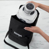 Фритюрник с горещ въздух 4в1 Ninja CRISPi FN102EU, 1700W, 3.8 + 1.4 л, 70-185°C, TempWare, Керамични плочи, Без PFAS, Преносим дизайн, Бял