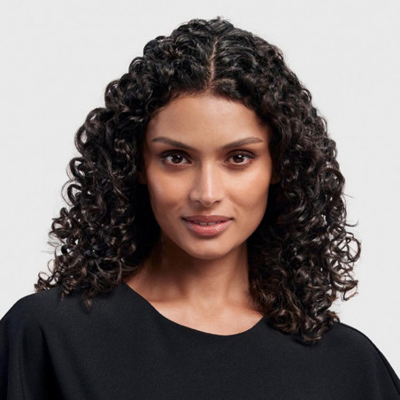 Маша за коса Dyson HS08 Airwrap i.d.™ Curly + Coily 142899-01 AmSi/PkCp, 1300W, 13.5 l/s, Автоматизирано къдрене, Йонизиране, 3 скорости, 3 темп, Bluetooth, Кехлибарена коприна/розово шампанско