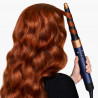 Маша за коса Dyson 107163-01 HS08 Airwrap i.d.™ T1/T2 PBu/RCo Straight + Wavy, 1300W, 13.5 l/s, Автоматично къдрене, Йонизиране, 3 скорости, 3 температури, Bluetooth, Пруско син/меден цвят