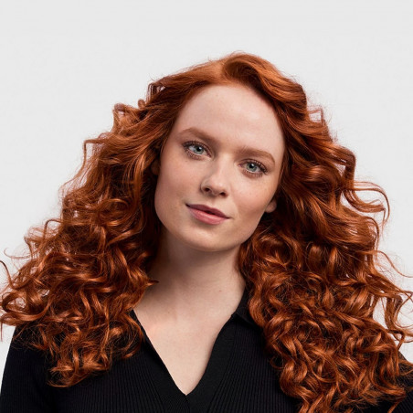 Маша за коса Dyson 107163-01 HS08 Airwrap i.d.™ T1/T2 PBu/RCo Straight + Wavy, 1300W, 13.5 l/s, Автоматично къдрене, Йонизиране, 3 скорости, 3 температури, Bluetooth, Пруско син/меден цвят