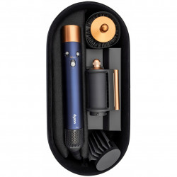 Маша за коса Dyson 107163-01 HS08 Airwrap i.d.™ T1/T2 PBu/RCo Straight + Wavy, 1300W, 13.5 l/s, Автоматично къдрене, Йонизиране, 3 скорости, 3 температури, Bluetooth, Пруско син/меден цвят