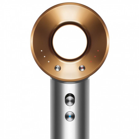 Сешоар Dyson Supersonic Origin HD07 Ni/Cop 107830-01, 1600W, 3 скорости, 4 темп, 110 000 об/мин, Йонизация, Air Multiplier, Никел/меден цвят