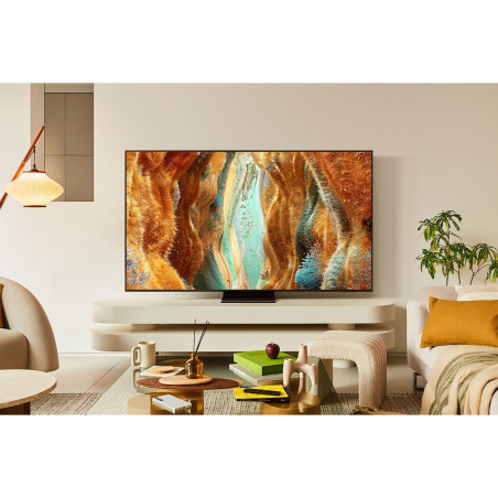 Телевизор Samsung QE75QN70FAUXXH, 75'', 190 см, 3840x2160 UHD 4K, QLED Mini-LED, Клас D, VRR 144 Hz, Smart TV, HDR10+, Samsung Vision AI, eARC, Черен