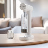 Машина за сода SMEG Collezione SKC01WHM, 800 мл, CO2, Предпазен клапан, Тавичка за отцеждане, Ръчна, Бял мат
