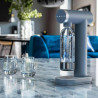 Машина за сода SMEG Collezione SKC01SBM, 800 мл, CO2, Предпазен клапан, Тавичка за отцеждане, Ръчна, Син