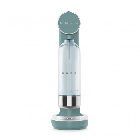 Машина за сода SMEG Collezione SKC01EGM, 800 мл, CO2, Предпазен клапан, Тавичка за отцеждане, Ръчна, Зелен