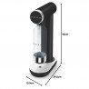 Машина за сода SMEG Collezione SKC01BLM, 800 мл, CO2, Предпазен клапан, Тавичка за отцеждане, Ръчна, Черен мат