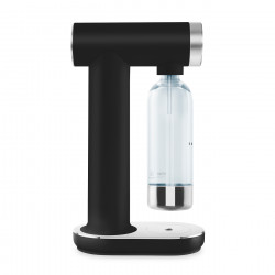 Машина за сода SMEG Collezione SKC01BLM, 800 мл, CO2, Предпазен клапан, Тавичка за отцеждане, Ръчна, Черен мат