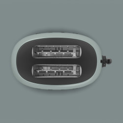 Тостер за хляб SMEG 50's Style Porsche TSF01PSGEU, 950W, 2 филии, 6 нива, Тавичка за трохи, Вграден кабел, Неръждаема стомана, Зелен