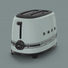 Тостер за хляб SMEG 50's Style Porsche TSF01PSGEU, 950W, 2 филии, 6 нива, Тавичка за трохи, Вграден кабел, Неръждаема стомана, Зелен