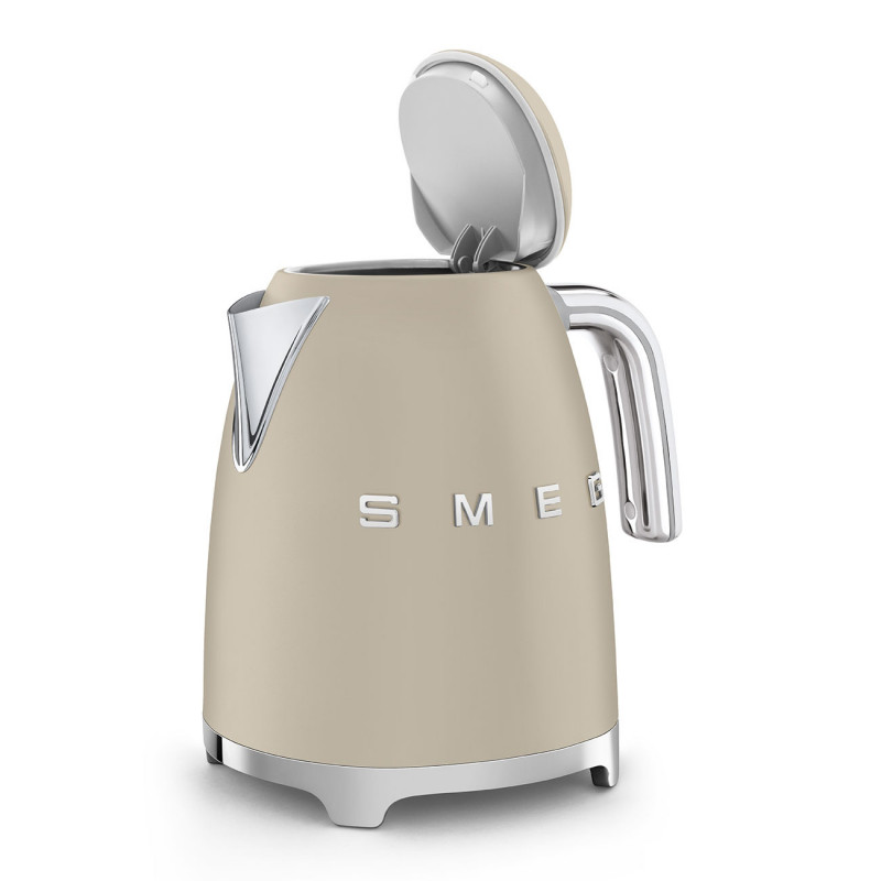 Електрическа кана SMEG KLF03MLMEU, 2400 W, 1.7 л, 360° основа, Матово покритие, Лунна светлина