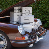 Тостер за хляб SMEG 50's Style Porsche TSF01PCWEU, 950W, 2 филии, 6 нива, Тавичка за трохи, Вграден кабел, Неръждаема стомана, Бял