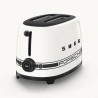 Тостер за хляб SMEG 50's Style Porsche TSF01PCWEU, 950W, 2 филии, 6 нива, Тавичка за трохи, Вграден кабел, Неръждаема стомана, Бял