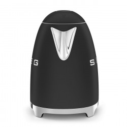 Електрическа кана SMEG KLF03BLMEU, 2400 W, 1.7 л, 360° основа, Матово покритие, Черен