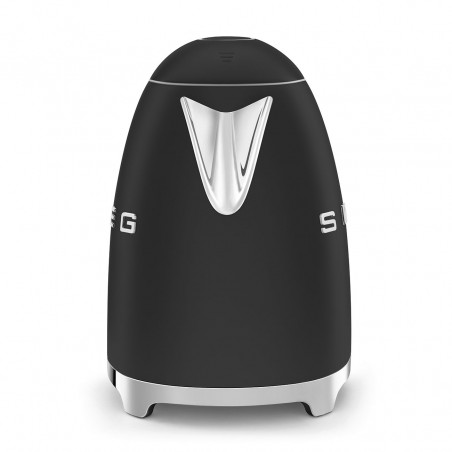 Електрическа кана SMEG KLF03BLMEU, 2400 W, 1.7 л, 360° основа, Матово покритие, Черен