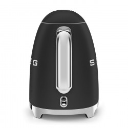 Електрическа кана SMEG KLF03BLMEU, 2400 W, 1.7 л, 360° основа, Матово покритие, Черен