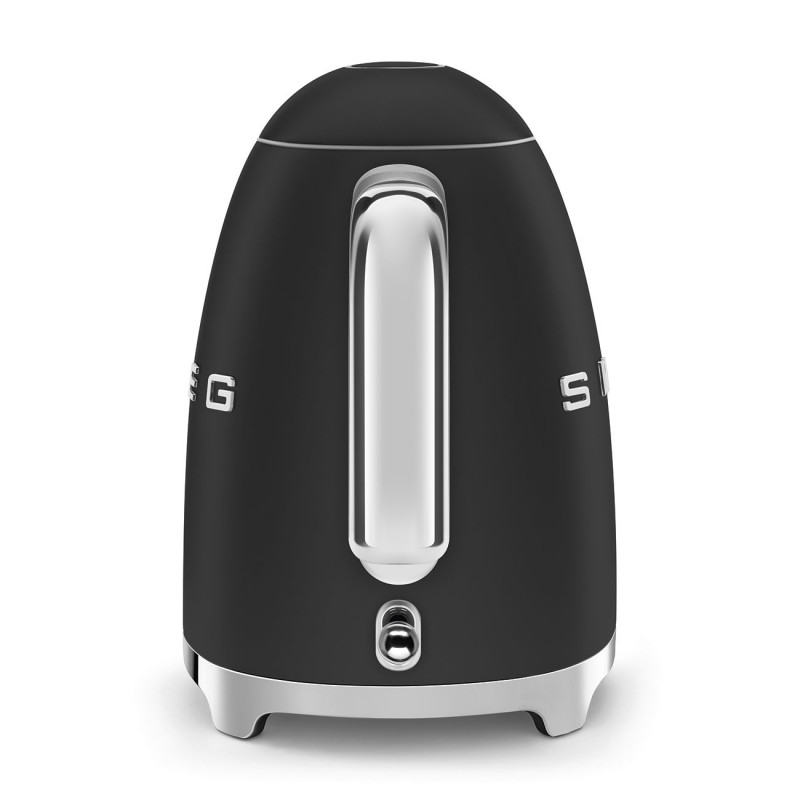 Електрическа кана SMEG KLF03BLMEU, 2400 W, 1.7 л, 360° основа, Матово покритие, Черен