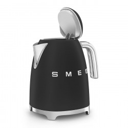 Електрическа кана SMEG KLF03BLMEU, 2400 W, 1.7 л, 360° основа, Матово покритие, Черен