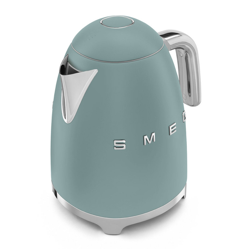 Електрическа кана SMEG KLF03EGMEU, 2400 W, 1.7 л, 360° основа, Матово покритие, Изумрудено зелено