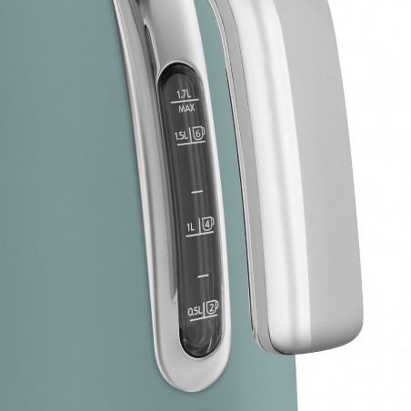 Електрическа кана SMEG KLF03EGMEU, 2400 W, 1.7 л, 360° основа, Матово покритие, Изумрудено зелено