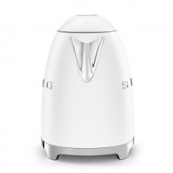Електрическа кана SMEG KLF03WHMEU, 2400 W, 1.7 л, 360° основа, Матово покритие, Бял