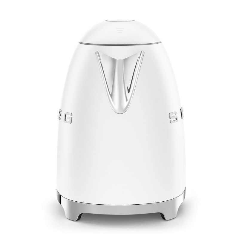 Електрическа кана SMEG KLF03WHMEU, 2400 W, 1.7 л, 360° основа, Матово покритие, Бял