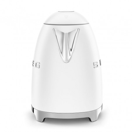 Електрическа кана SMEG KLF03WHMEU, 2400 W, 1.7 л, 360° основа, Матово покритие, Бял