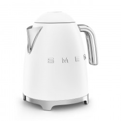 Електрическа кана SMEG KLF03WHMEU, 2400 W, 1.7 л, 360° основа, Матово покритие, Бял