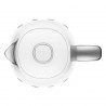 Електрическа кана SMEG KLF03WHMEU, 2400 W, 1.7 л, 360° основа, Матово покритие, Бял