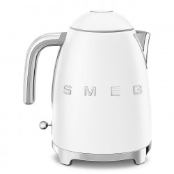 Електрическа кана SMEG KLF03WHMEU, 2400 W, 1.7 л, 360° основа, Матово покритие, Бял